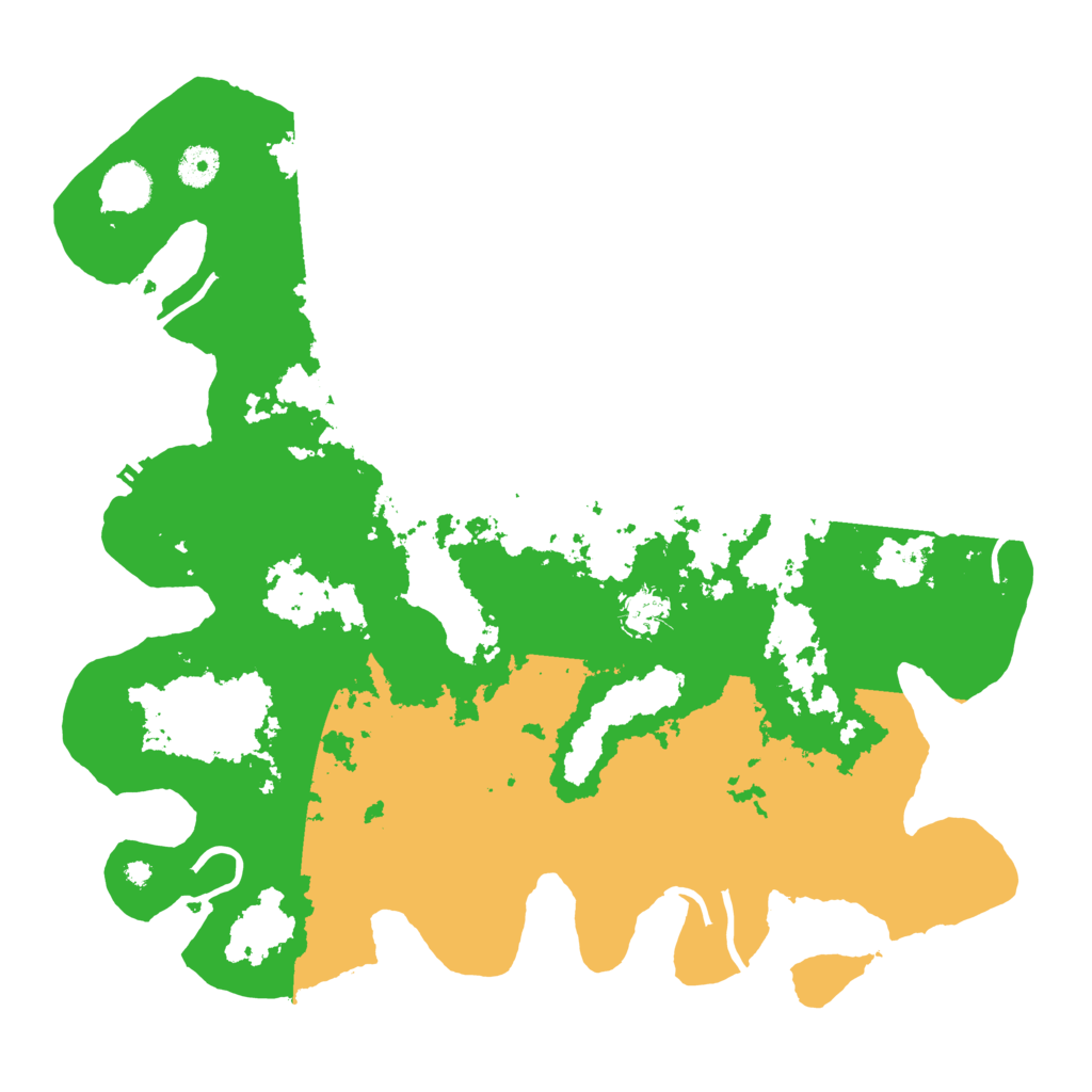 Biome Rust Map: Procedural Map, Size: 4000, Seed: 19990401