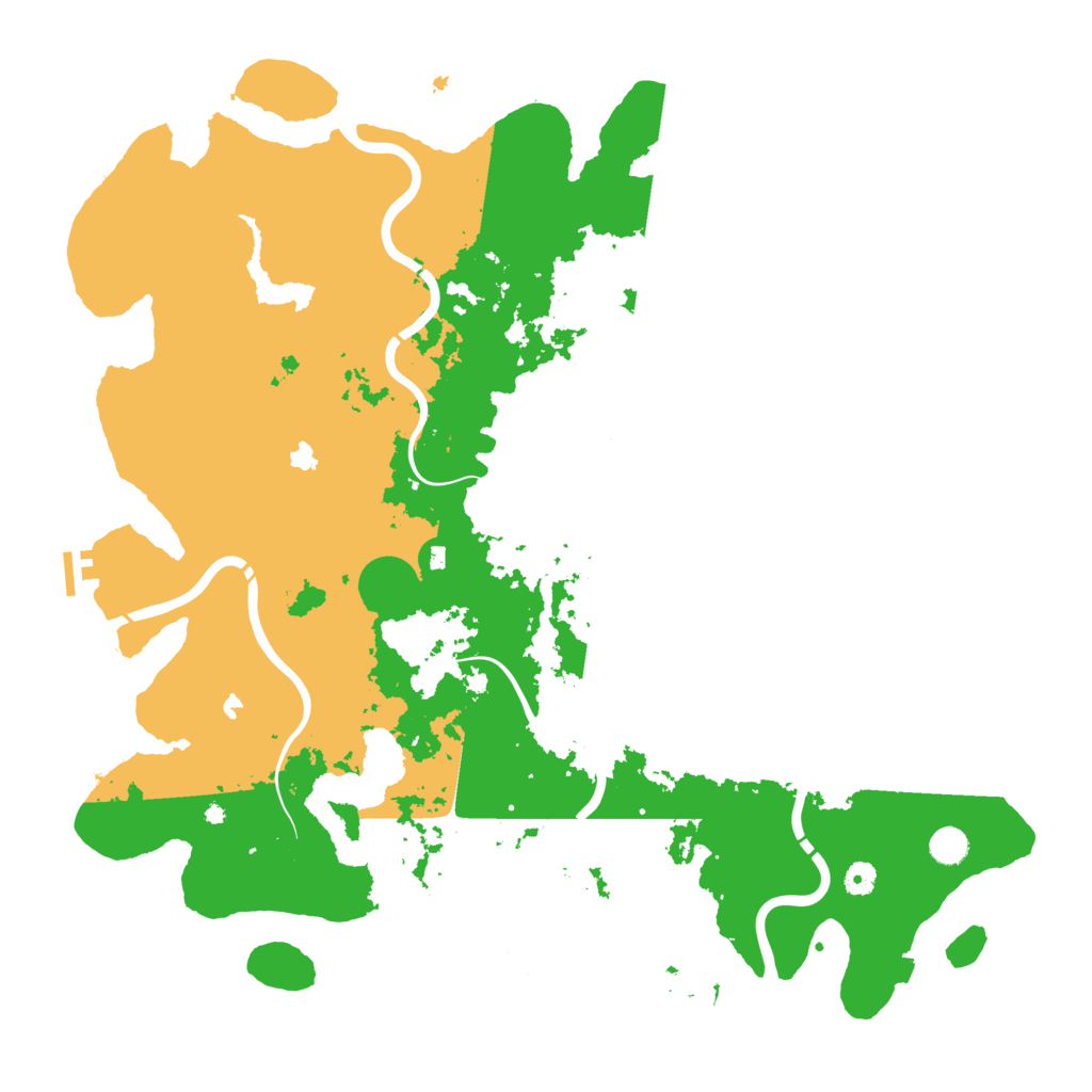 Biome Rust Map: Procedural Map, Size: 5000, Seed: 1324567