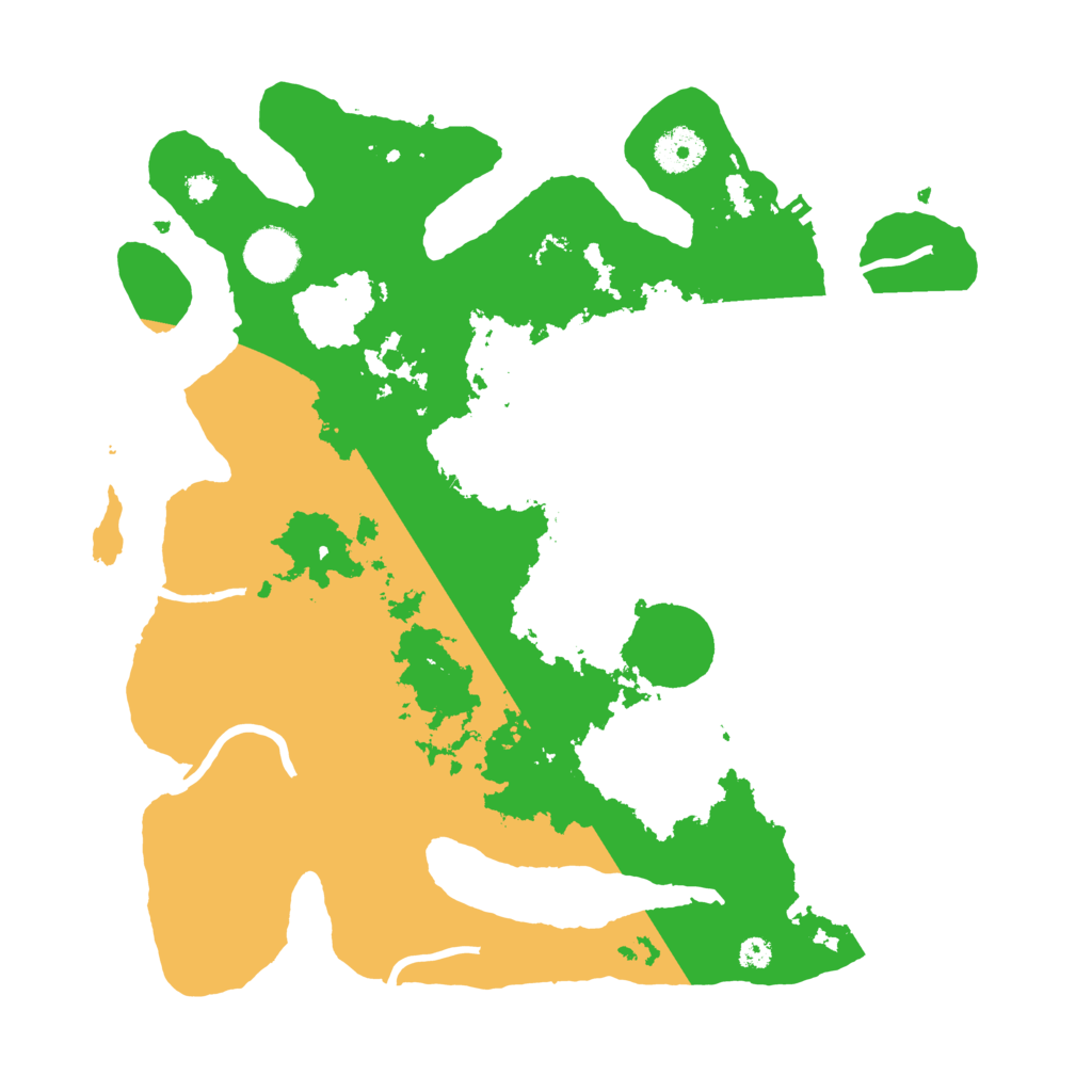 Biome Rust Map: Procedural Map, Size: 3500, Seed: 20274082