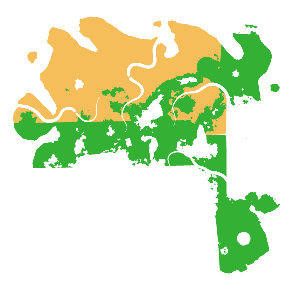 Biome Rust Map: Procedural Map, Size: 4000, Seed: 86159409