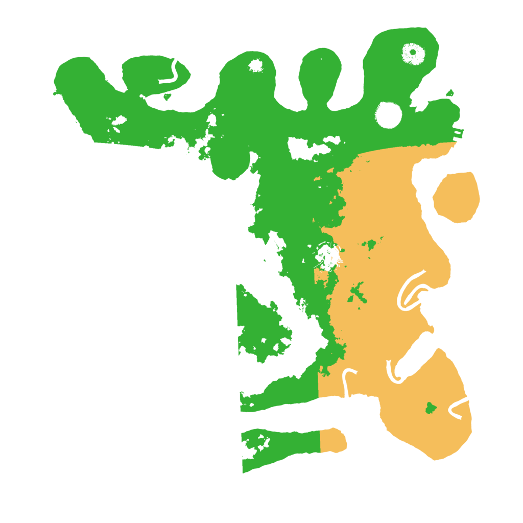 Biome Rust Map: Procedural Map, Size: 3500, Seed: 24458769