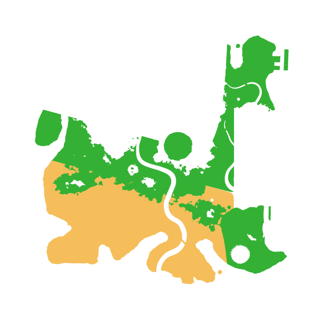 Biome Rust Map: Procedural Map, Size: 3000, Seed: 889799262