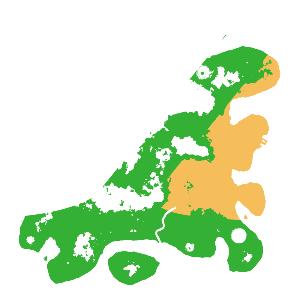 Biome Rust Map: Procedural Map, Size: 3500, Seed: 1952181837
