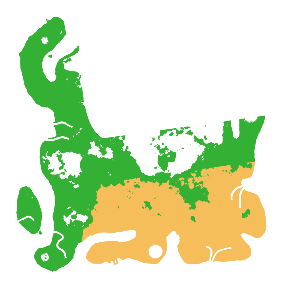 Biome Rust Map: Procedural Map, Size: 3800, Seed: 133717