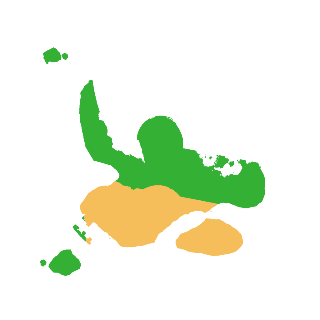 Biome Rust Map: Procedural Map, Size: 2000, Seed: 30300