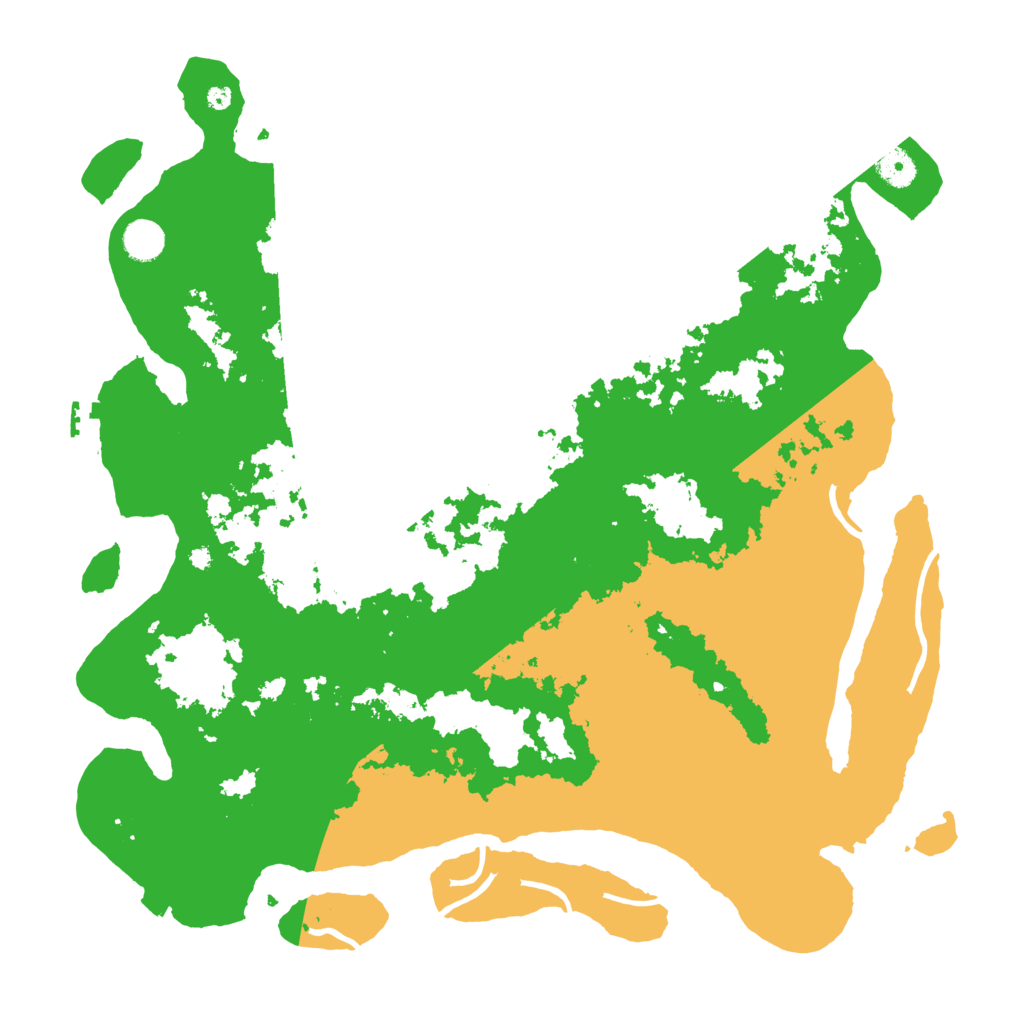 Biome Rust Map: Procedural Map, Size: 4350, Seed: 44885214