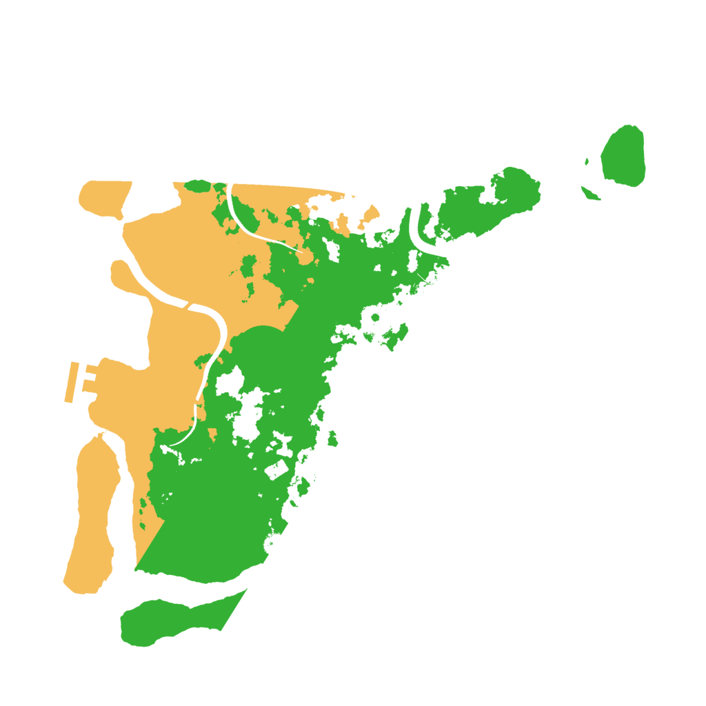 Biome Rust Map: Procedural Map, Size: 3500, Seed: 1874562258
