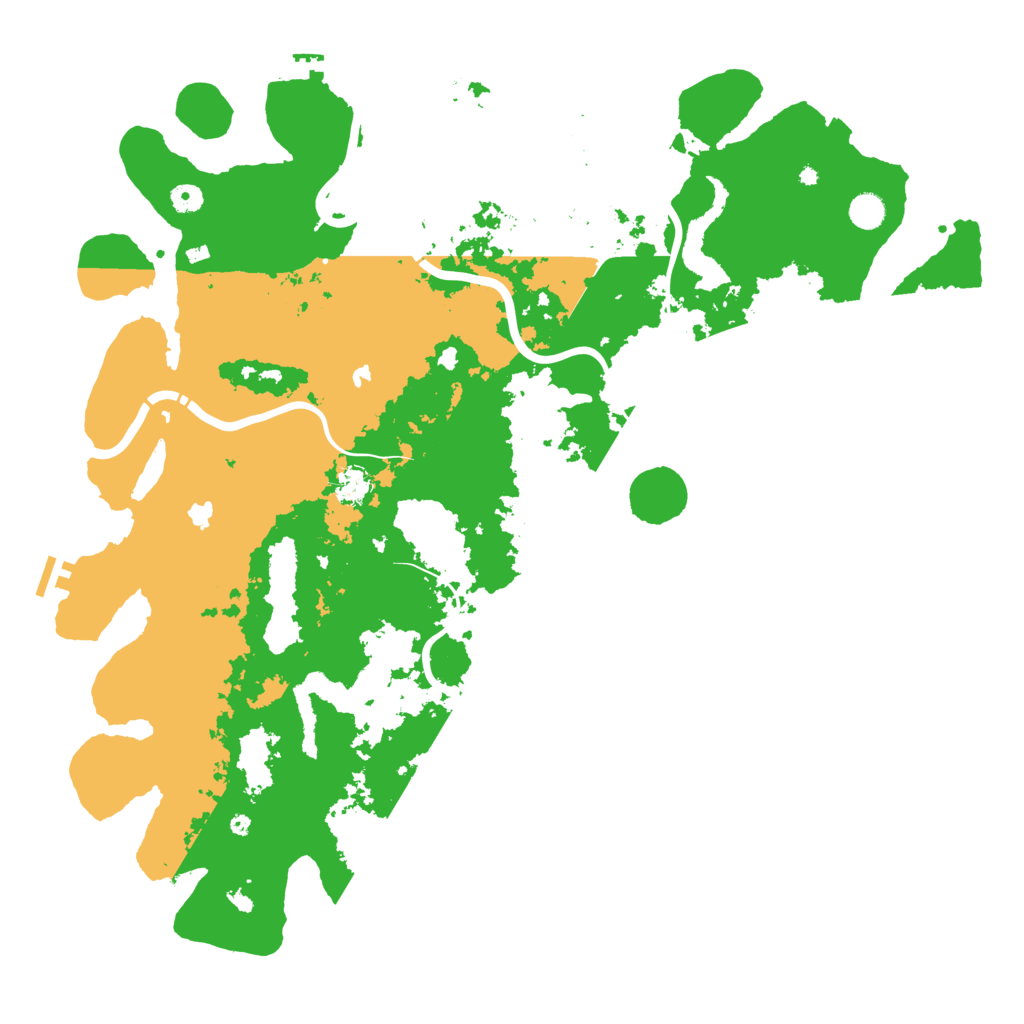 Biome Rust Map: Procedural Map, Size: 5000, Seed: 48573