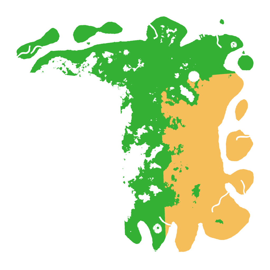 Biome Rust Map: Procedural Map, Size: 4500, Seed: 105875943