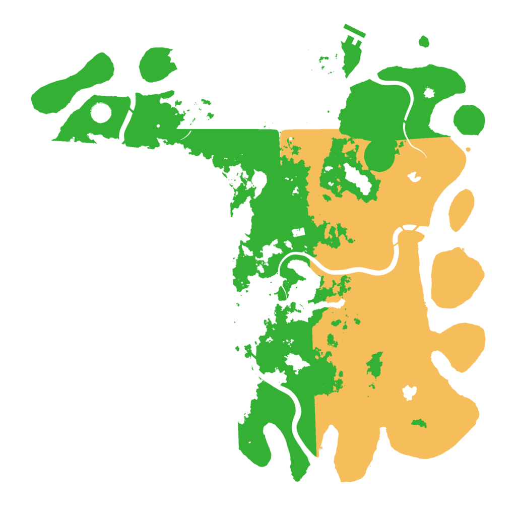 Biome Rust Map: Procedural Map, Size: 4500, Seed: 105875943