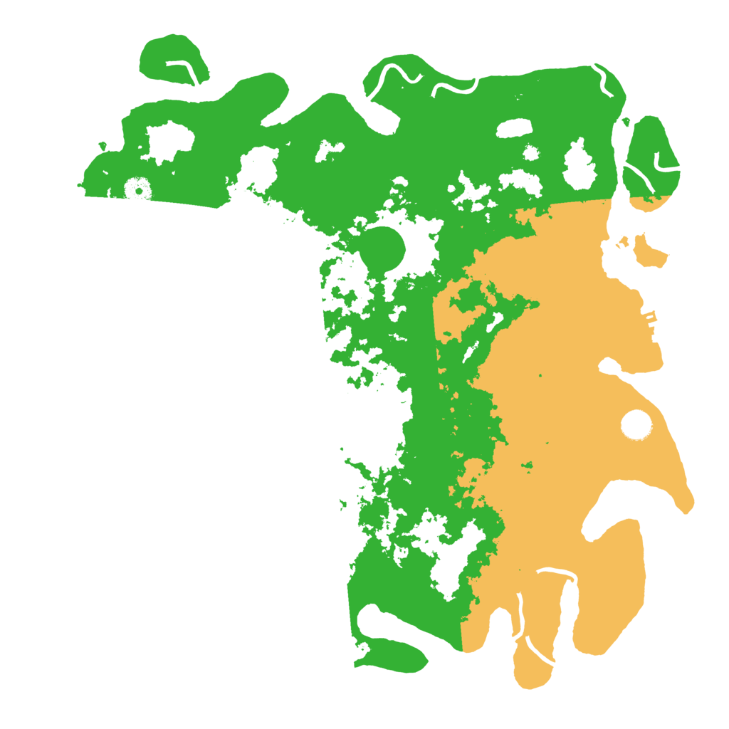 Biome Rust Map: Procedural Map, Size: 4224, Seed: 13813
