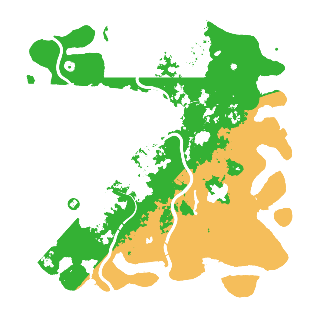 Biome Rust Map: Procedural Map, Size: 4300, Seed: 1234567