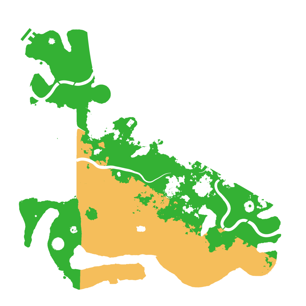 Biome Rust Map: Procedural Map, Size: 4300, Seed: 696148072