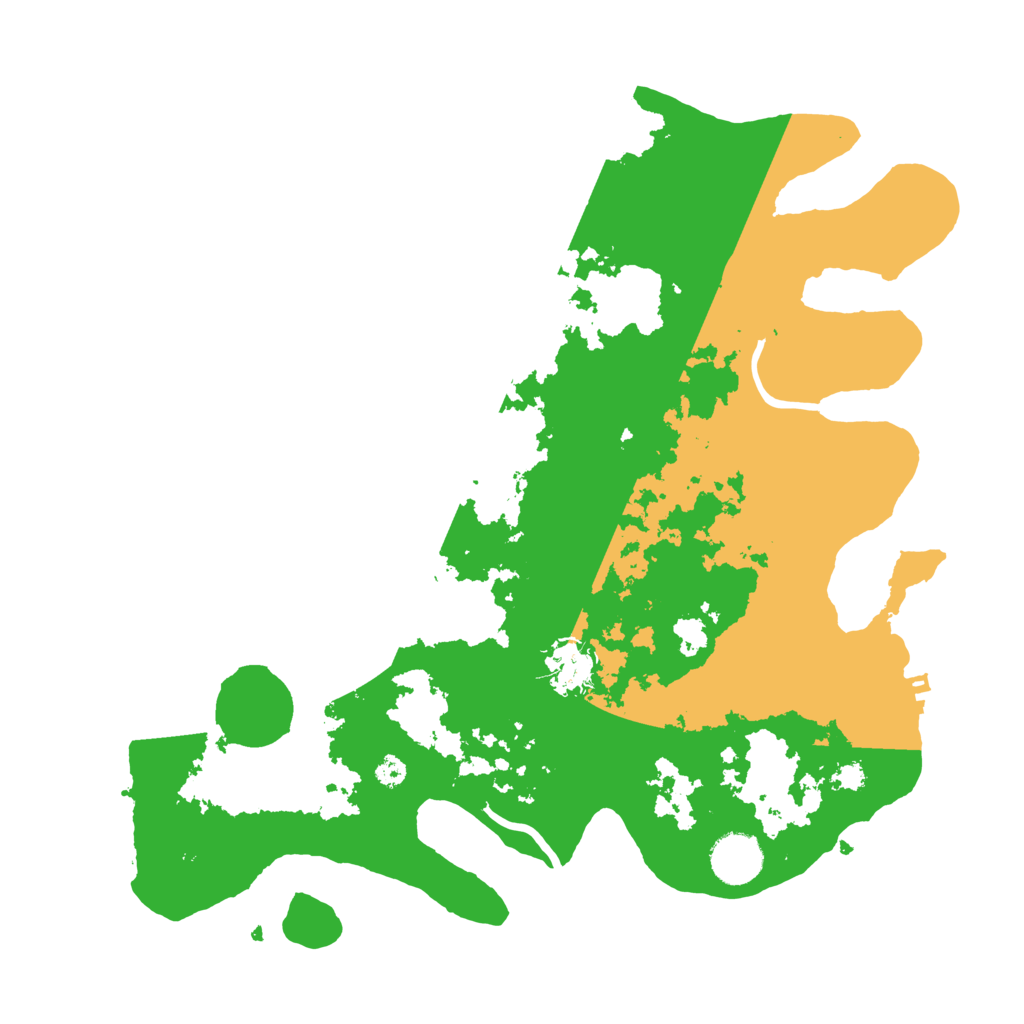 Biome Rust Map: Procedural Map, Size: 3500, Seed: 1666505768