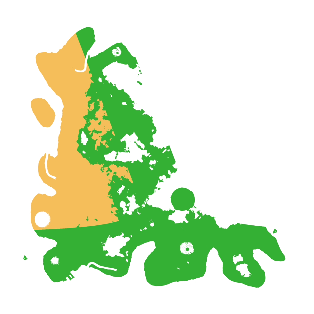 Biome Rust Map: Procedural Map, Size: 3600, Seed: 1467561