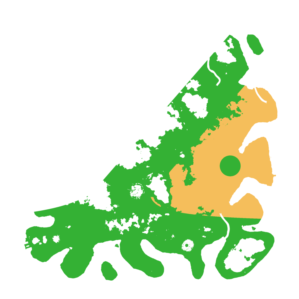 Biome Rust Map: Procedural Map, Size: 3800, Seed: 183