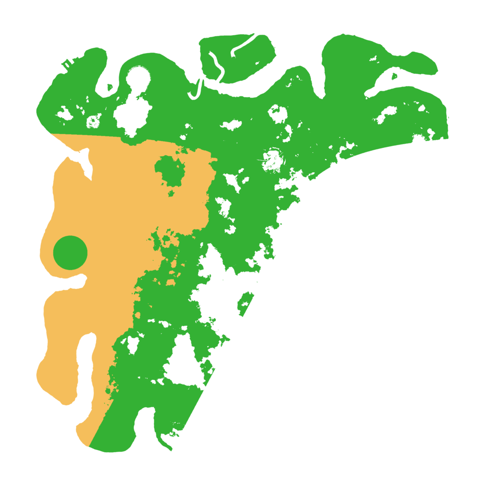 Biome Rust Map: Procedural Map, Size: 3850, Seed: 76566329