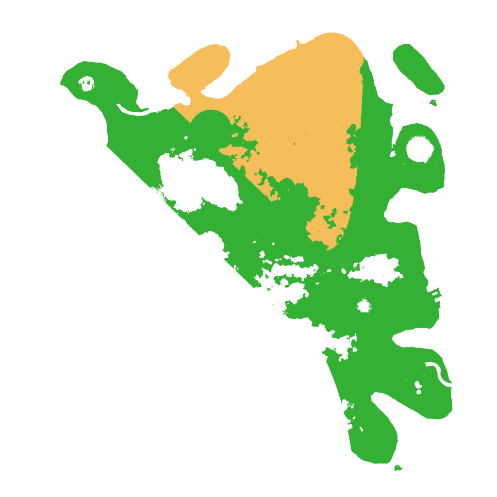Biome Rust Map: Procedural Map, Size: 3400, Seed: 8888