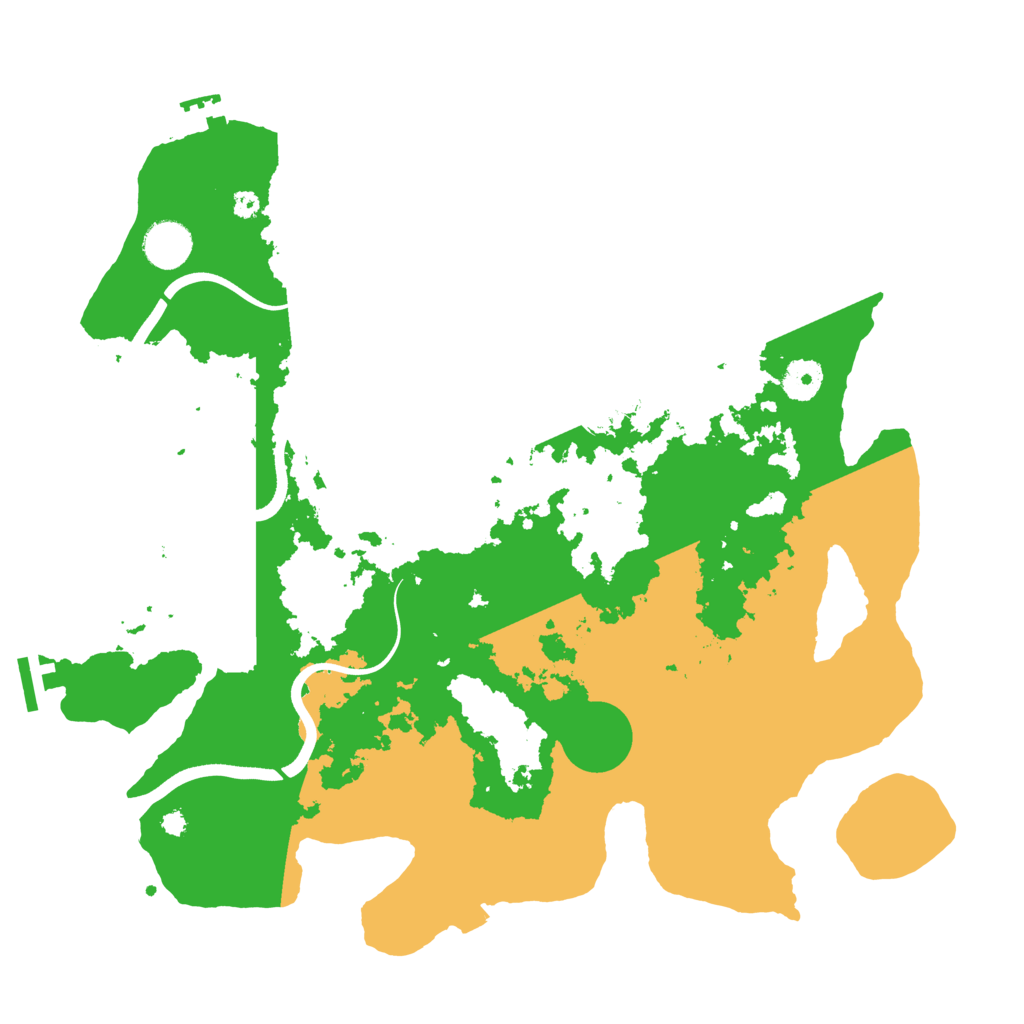 Biome Rust Map: Procedural Map, Size: 3800, Seed: 530734395