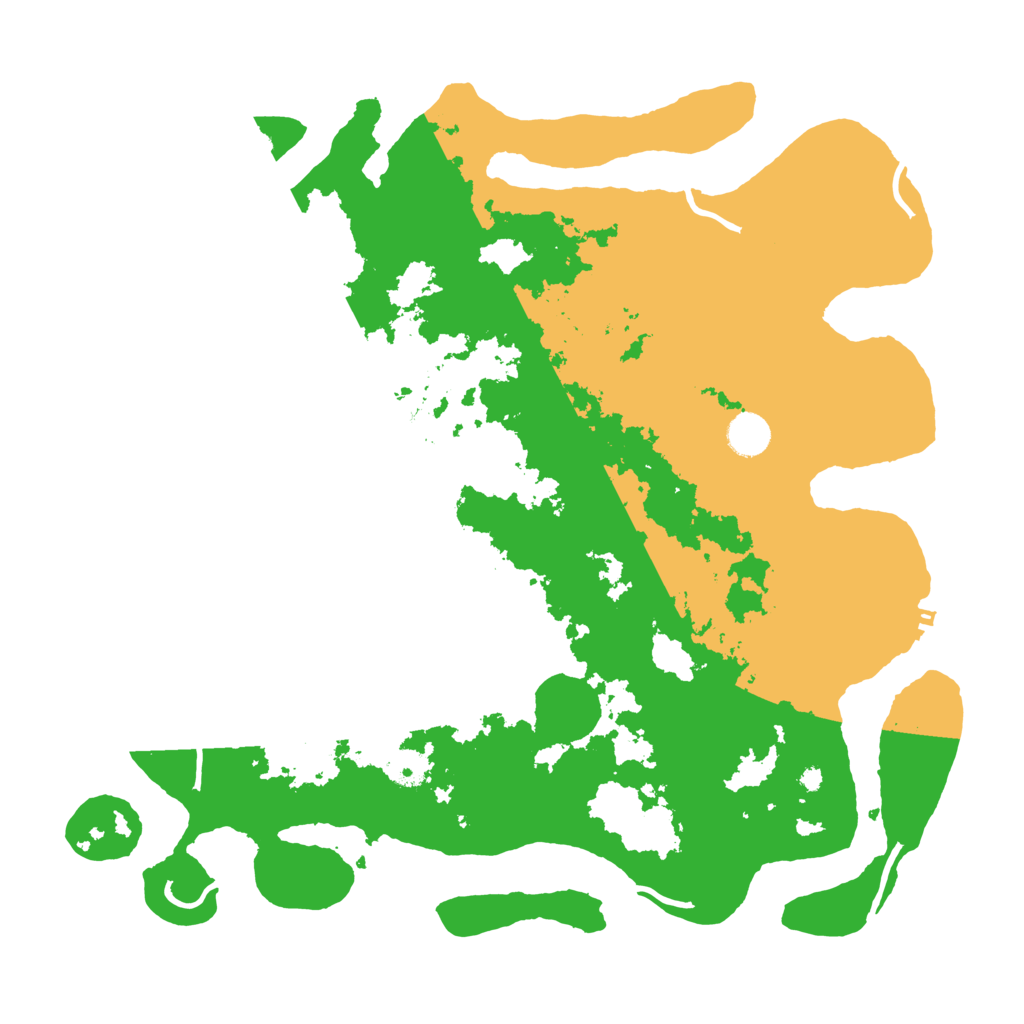 Biome Rust Map: Procedural Map, Size: 4200, Seed: 87825375