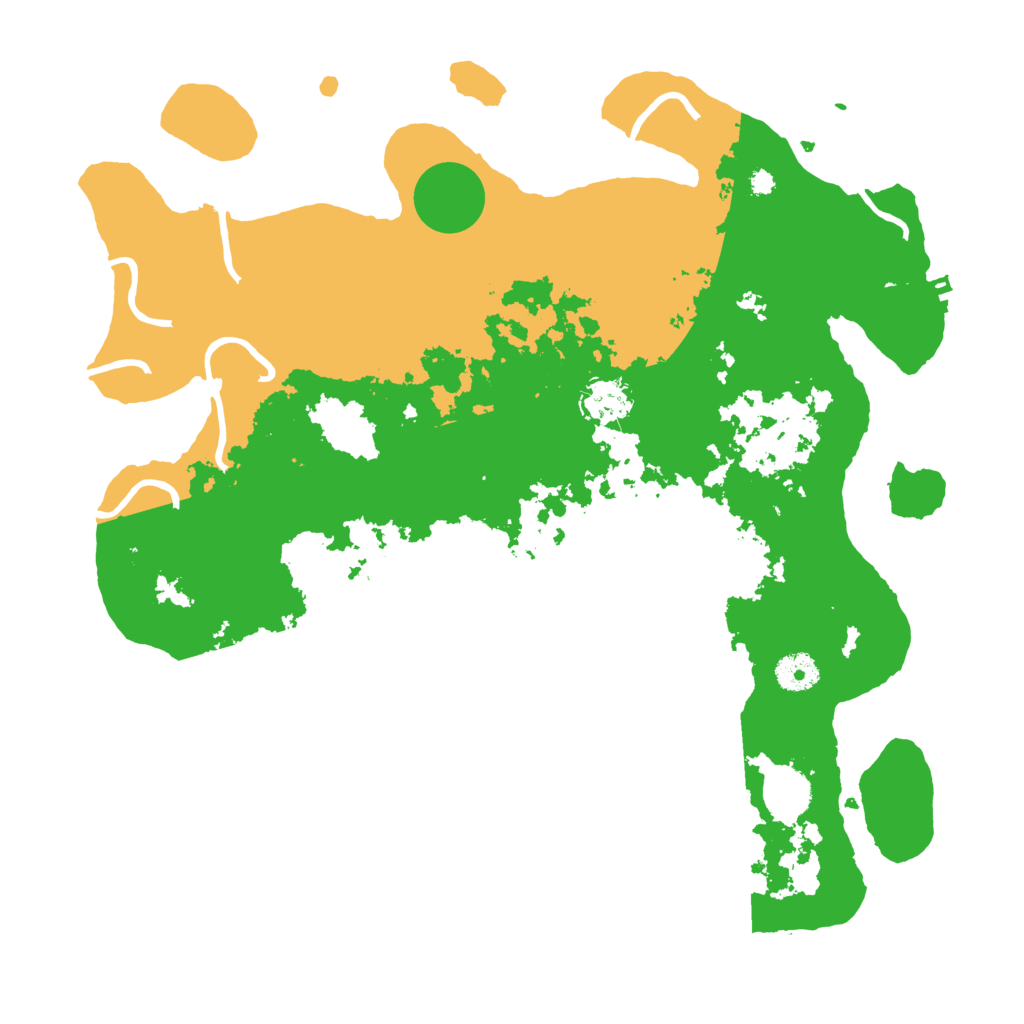 Biome Rust Map: Procedural Map, Size: 3800, Seed: 9283