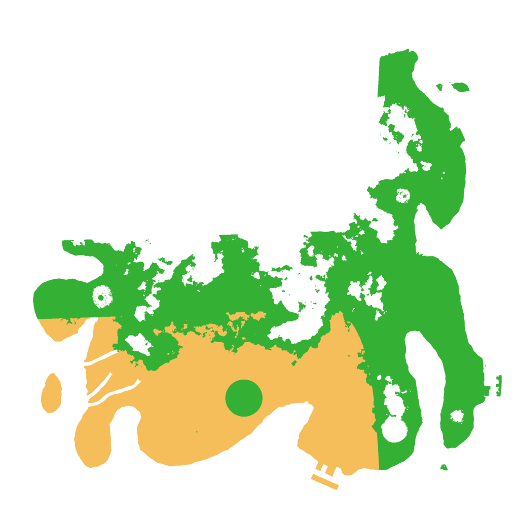 Biome Rust Map: Procedural Map, Size: 3700, Seed: 4246