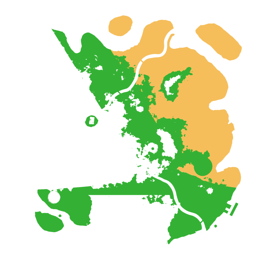Biome Rust Map: Procedural Map, Size: 3750, Seed: 11480700