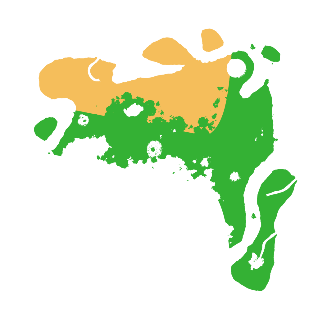 Biome Rust Map: Procedural Map, Size: 3000, Seed: 856209867