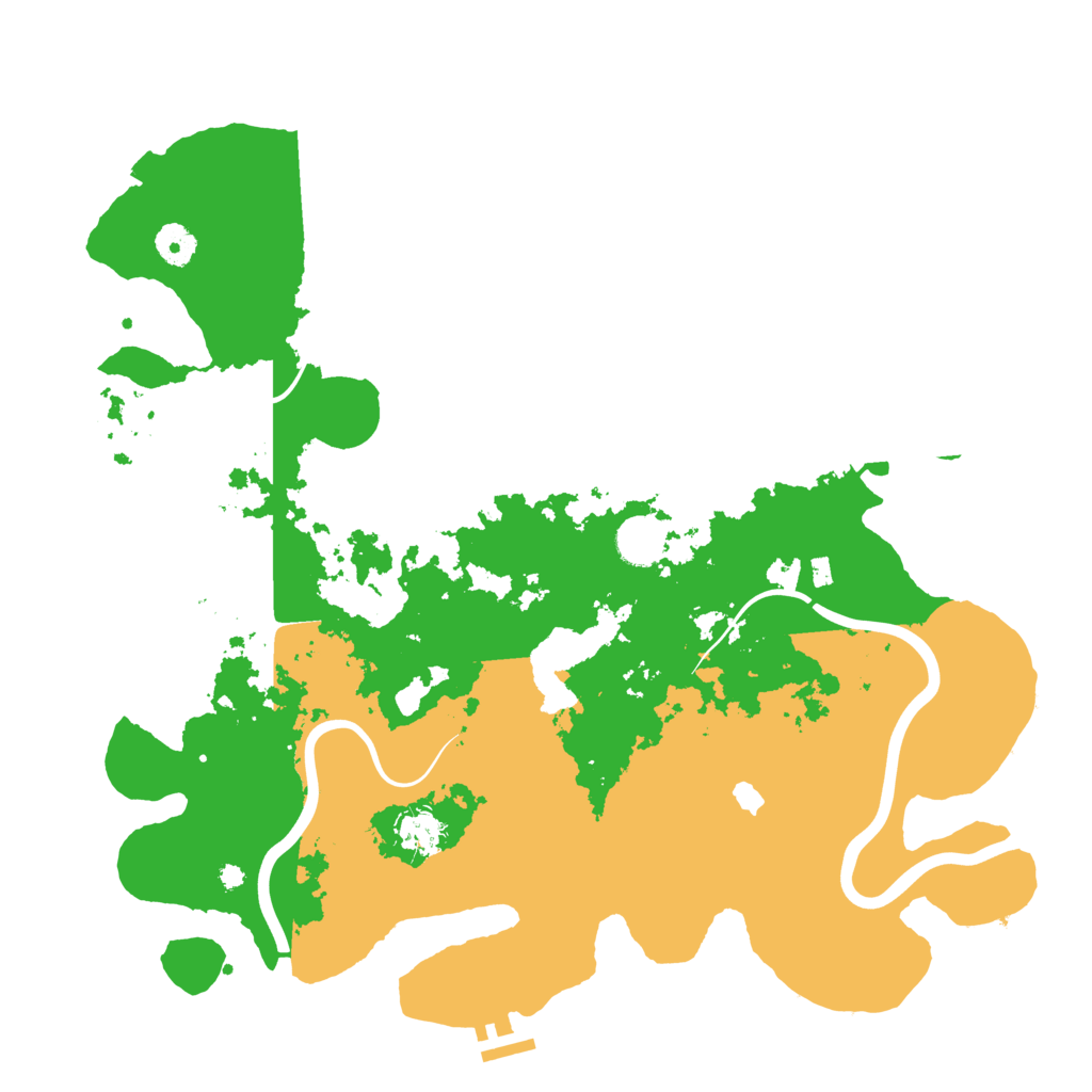 Biome Rust Map: Procedural Map, Size: 4050, Seed: 878366664