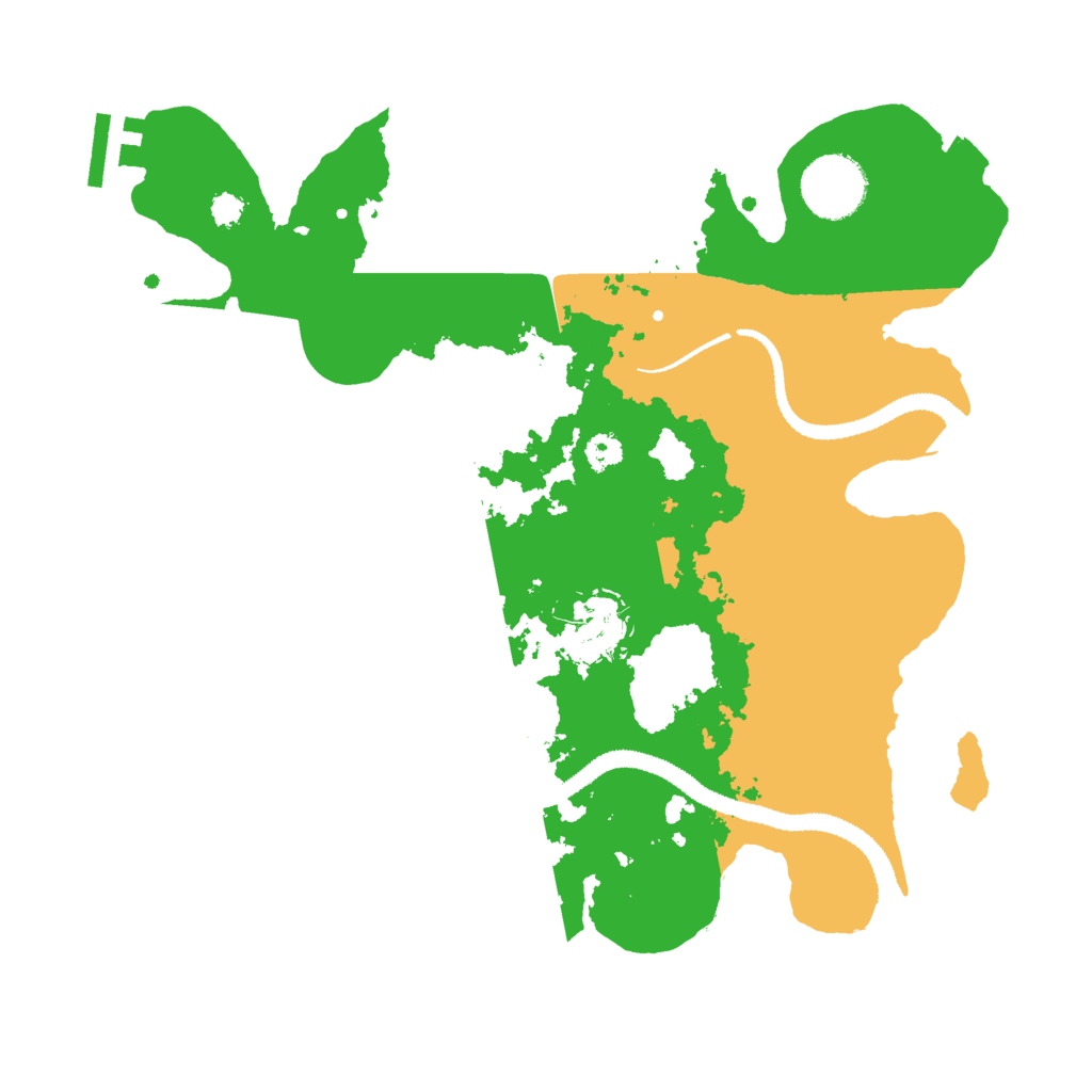 Biome Rust Map: Procedural Map, Size: 3000, Seed: 2856410
