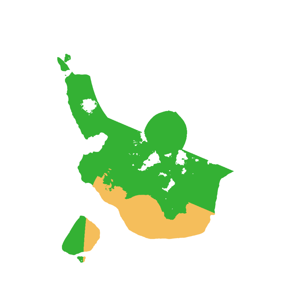 Biome Rust Map: Procedural Map, Size: 2000, Seed: 897589735