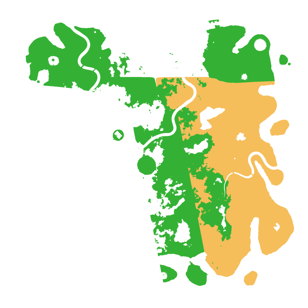 Biome Rust Map: Procedural Map, Size: 4500, Seed: 94870386