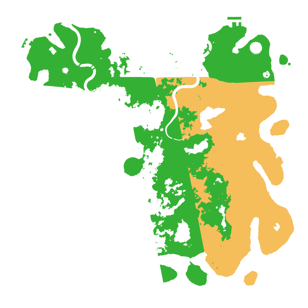Biome Rust Map: Procedural Map, Size: 4500, Seed: 94870386