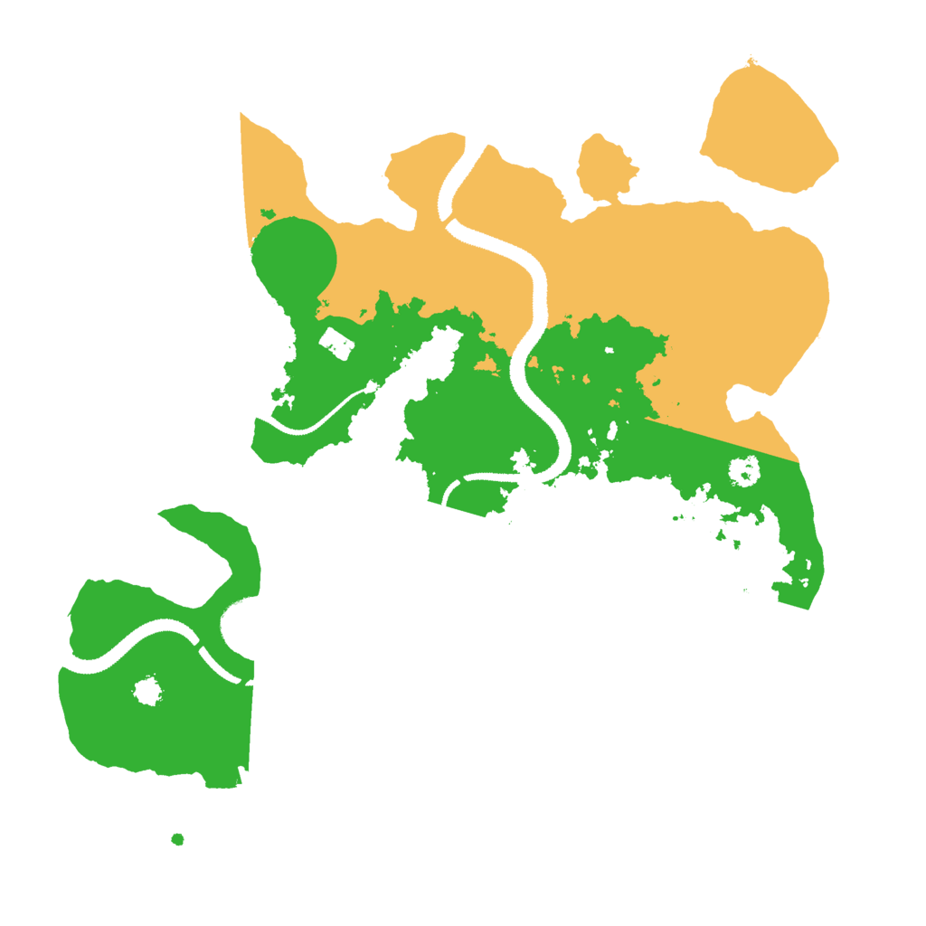 Biome Rust Map: Procedural Map, Size: 3000, Seed: 332416024