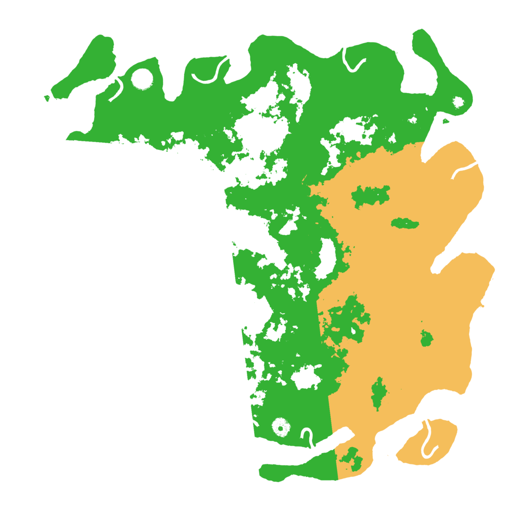 Biome Rust Map: Procedural Map, Size: 4300, Seed: 7249575