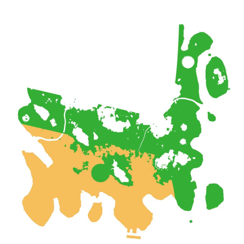 Biome Rust Map: Procedural Map, Size: 3500, Seed: 1077605425