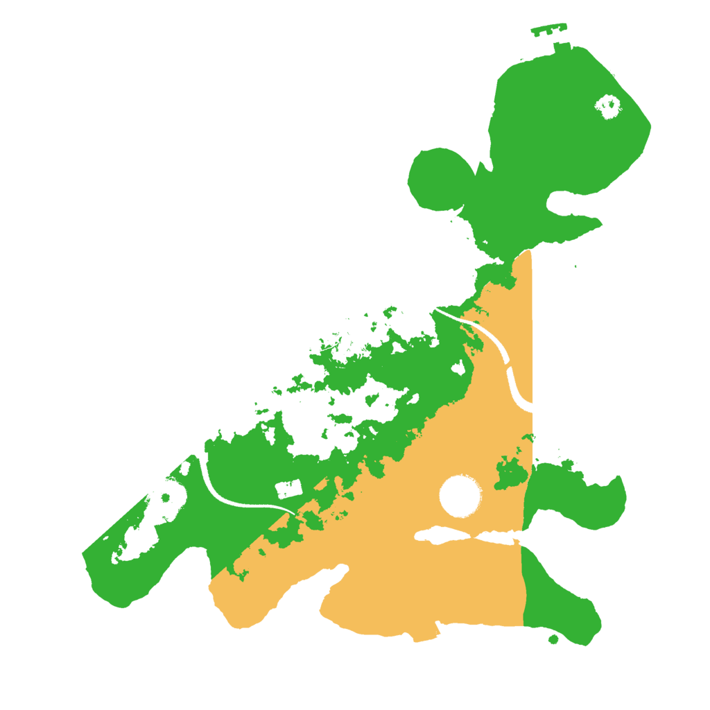 Biome Rust Map: Procedural Map, Size: 3000, Seed: 25252525