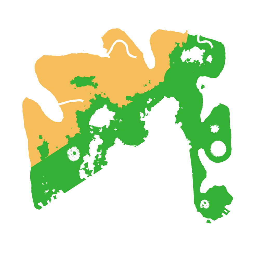 Biome Rust Map: Procedural Map, Size: 3000, Seed: 784483103
