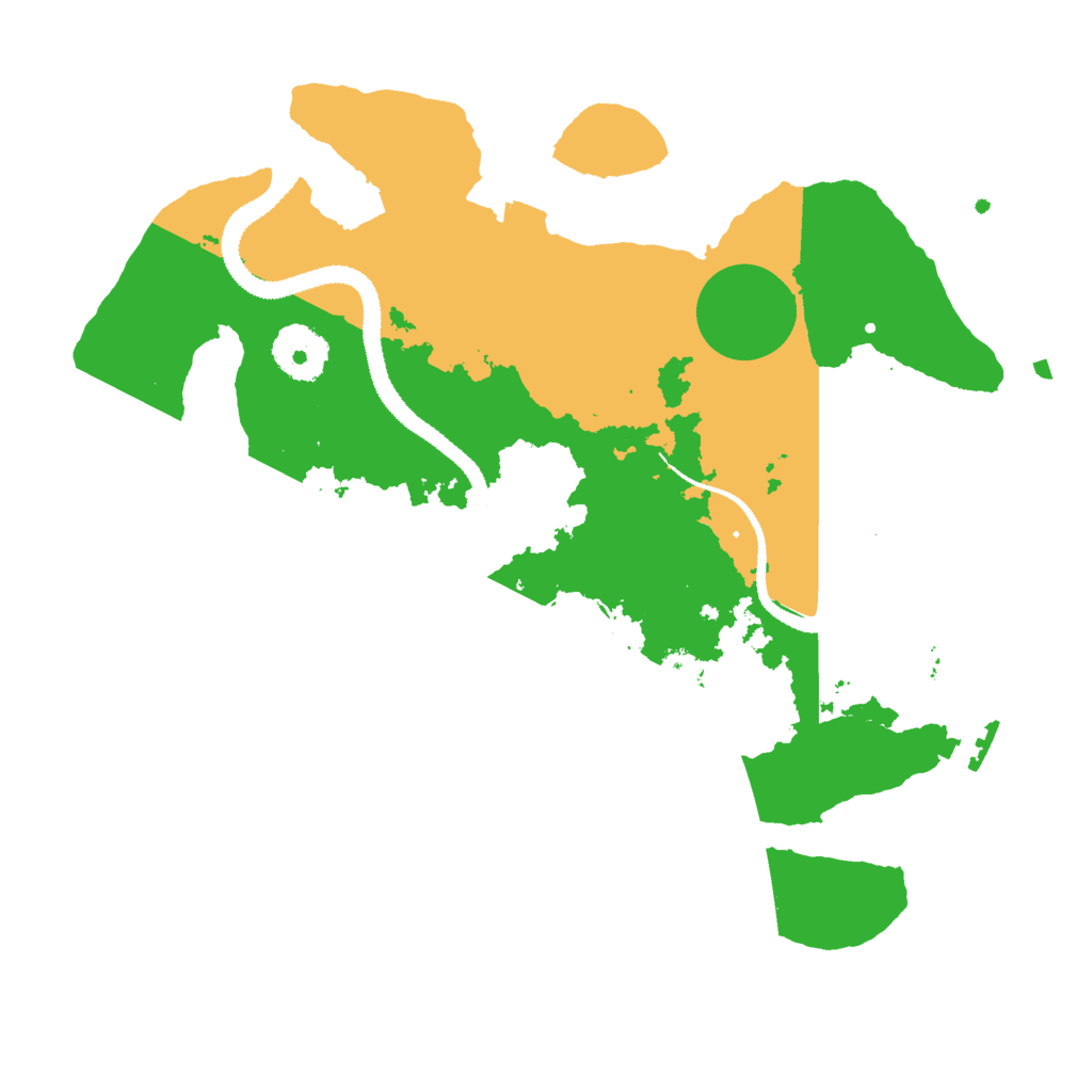 Biome Rust Map: Procedural Map, Size: 3000, Seed: 1236650456