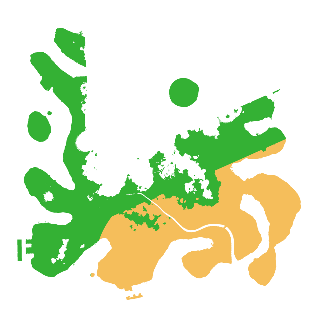 Biome Rust Map: Procedural Map, Size: 3000, Seed: 24242