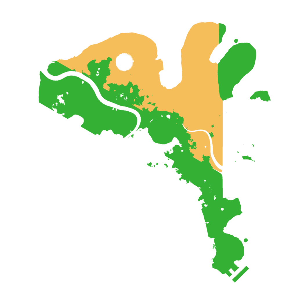 Biome Rust Map: Procedural Map, Size: 3000, Seed: 19188