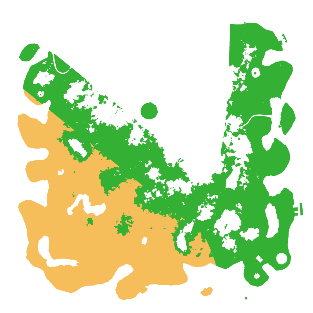 Biome Rust Map: Procedural Map, Size: 5000, Seed: 1866972735