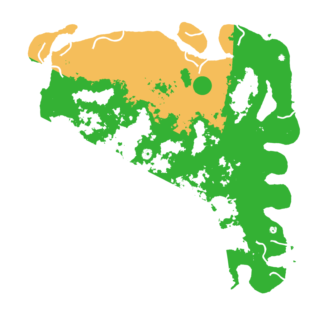 Biome Rust Map: Procedural Map, Size: 4500, Seed: 374697775