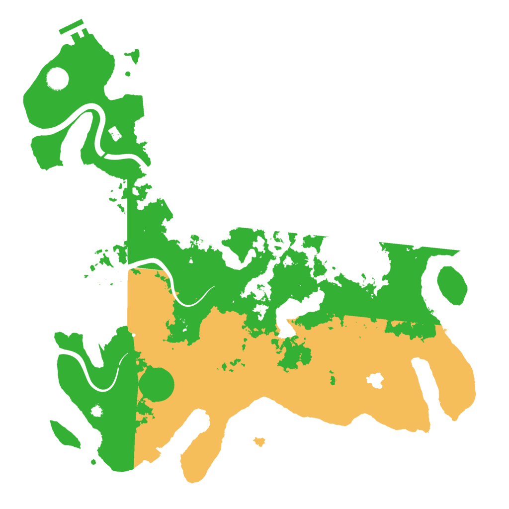Biome Rust Map: Procedural Map, Size: 4000, Seed: 78563