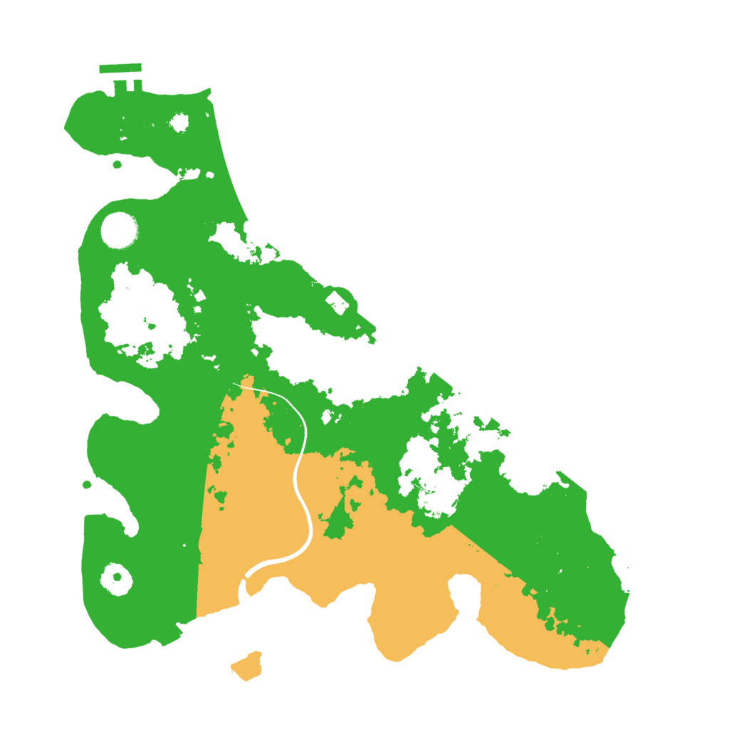 Biome Rust Map: Procedural Map, Size: 3500, Seed: 656985
