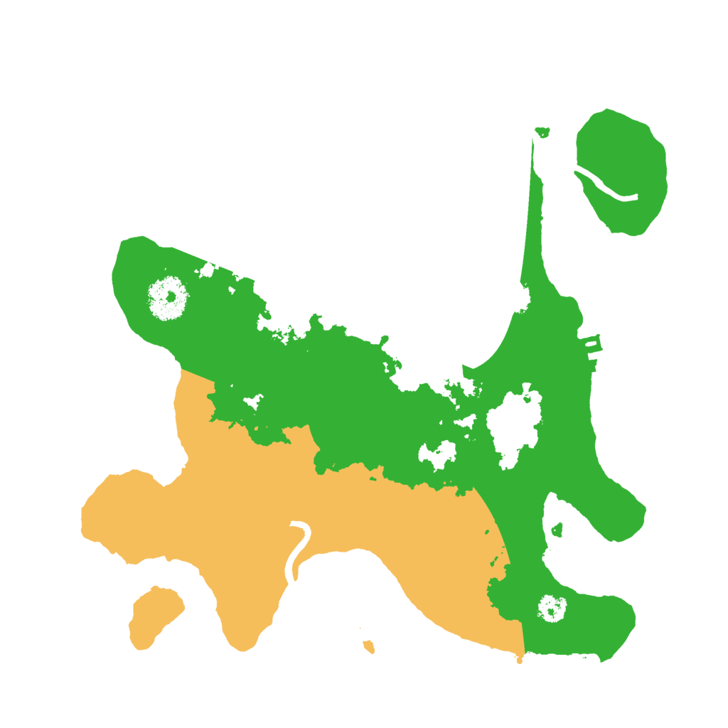 Biome Rust Map: Procedural Map, Size: 2668, Seed: 353