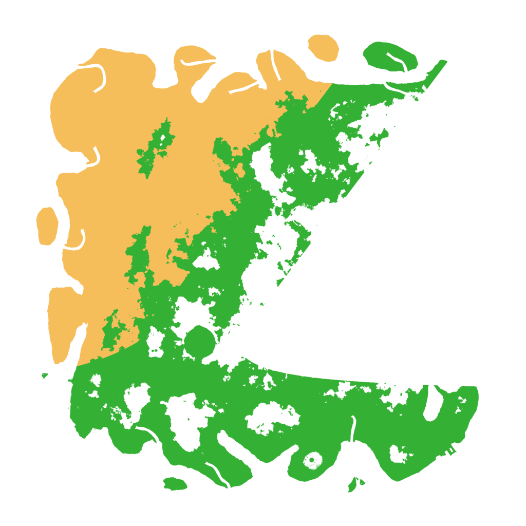 Biome Rust Map: Procedural Map, Size: 4500, Seed: 40059