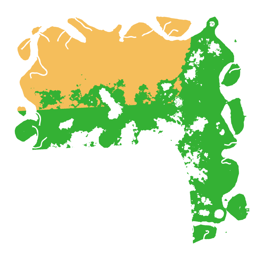 Biome Rust Map: Procedural Map, Size: 5000, Seed: 679614222