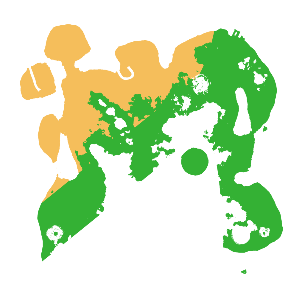 Biome Rust Map: Procedural Map, Size: 3000, Seed: 43765070