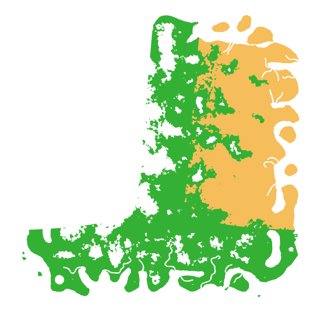 Biome Rust Map: Procedural Map, Size: 6000, Seed: 1109726756